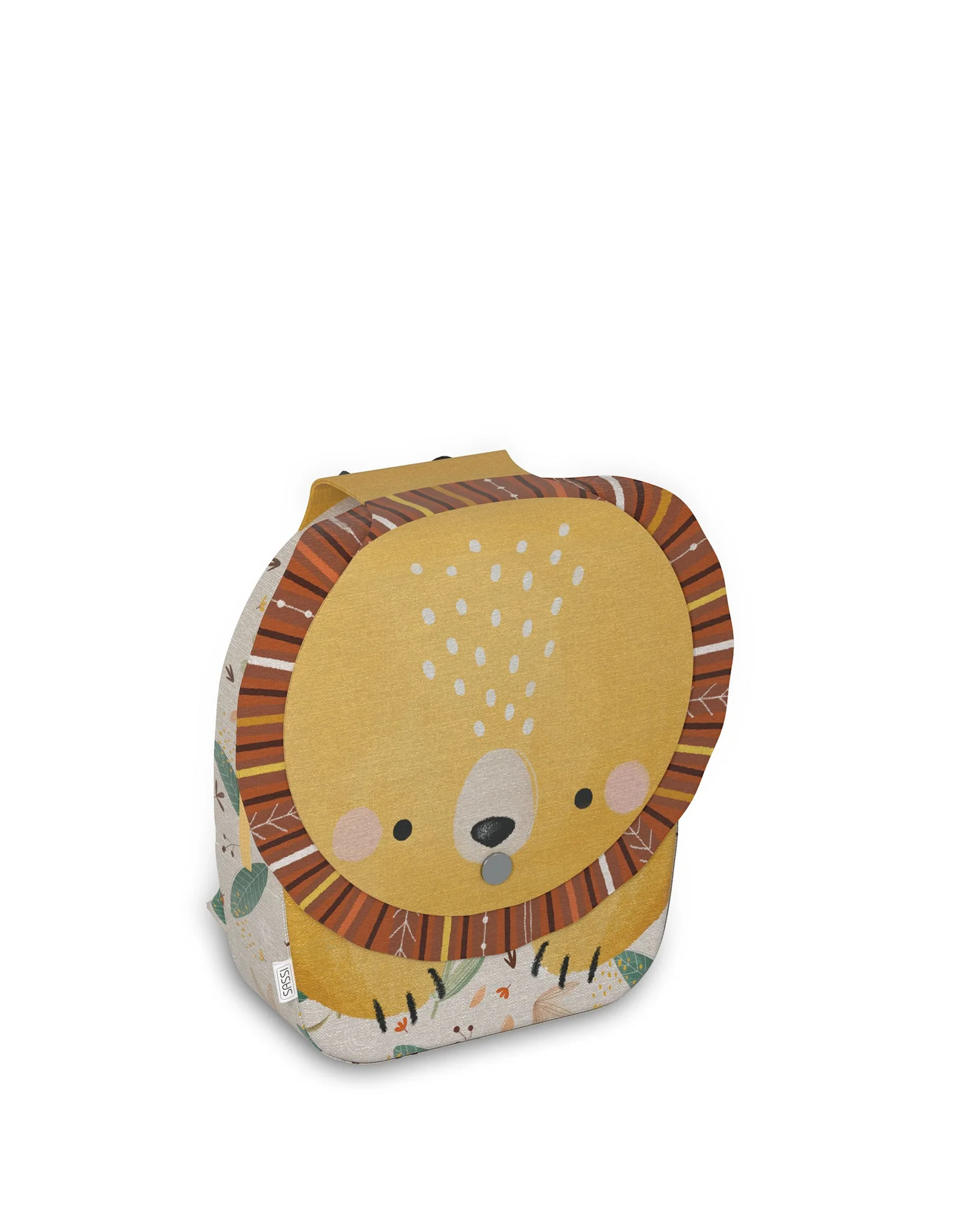 Sassi Cotton A5 Backpack Chompy The Lion - Image 2