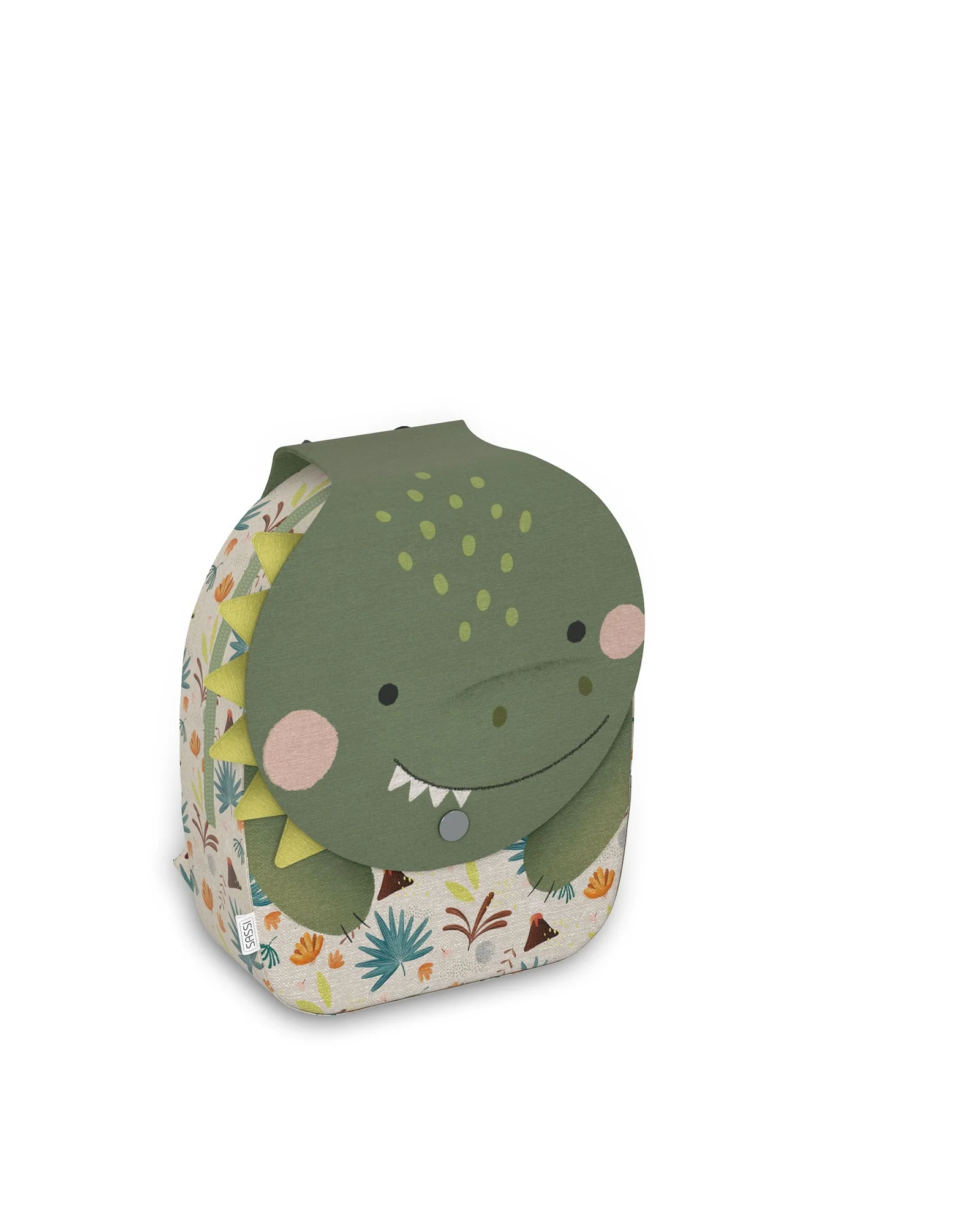 Sassi Cotton A5 Backpack Cracky The Dinosaur - Image 2