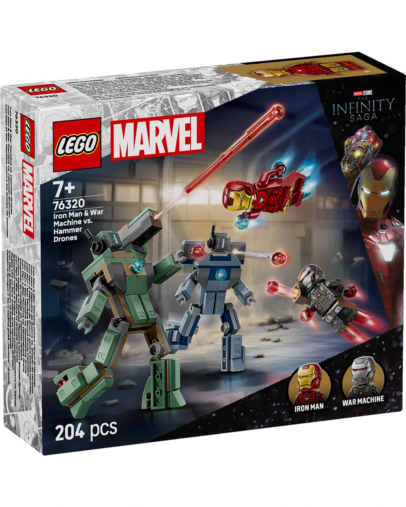 76320 Iron Man & War Machine vs. Hammer Drones