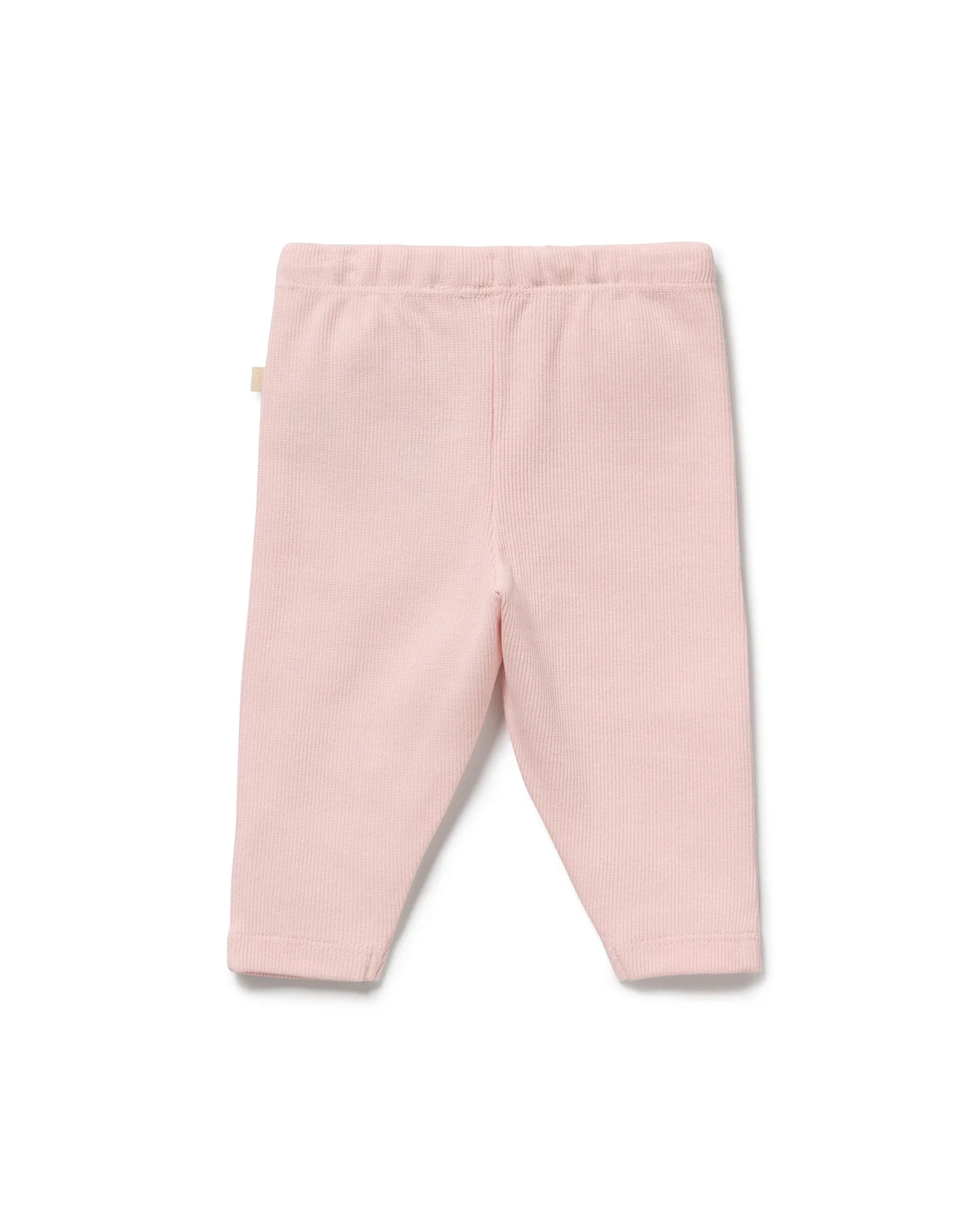 Strawberry Cream Organic Rib Legging 0-3 mths - Image 3