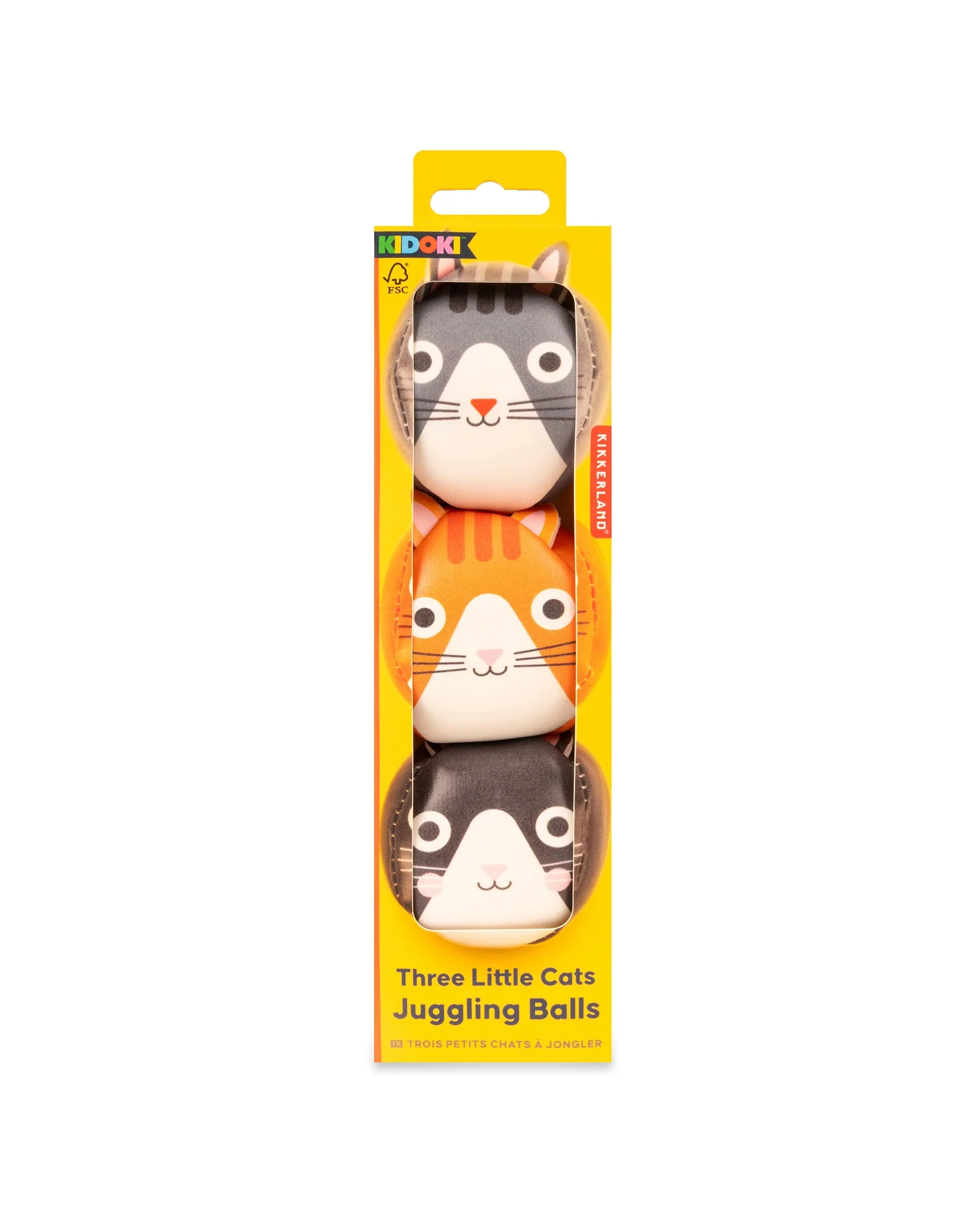 Three Cats Juggling Balls