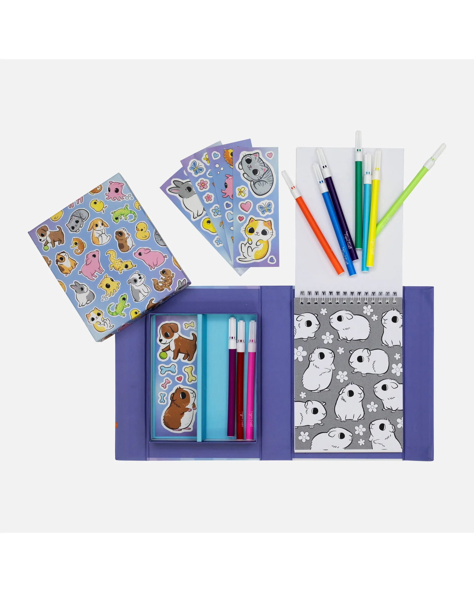 Tiger Tribe Colouring Set Baby Animals - Image 4