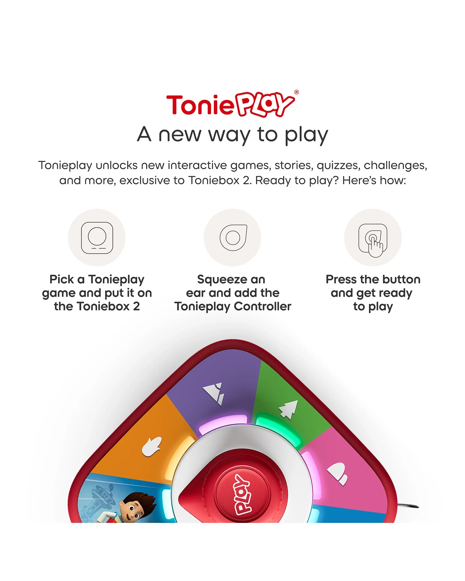 Tonies PAW Patrol Toniebox 2 Full Play Set - Cloud Pink - Image 5