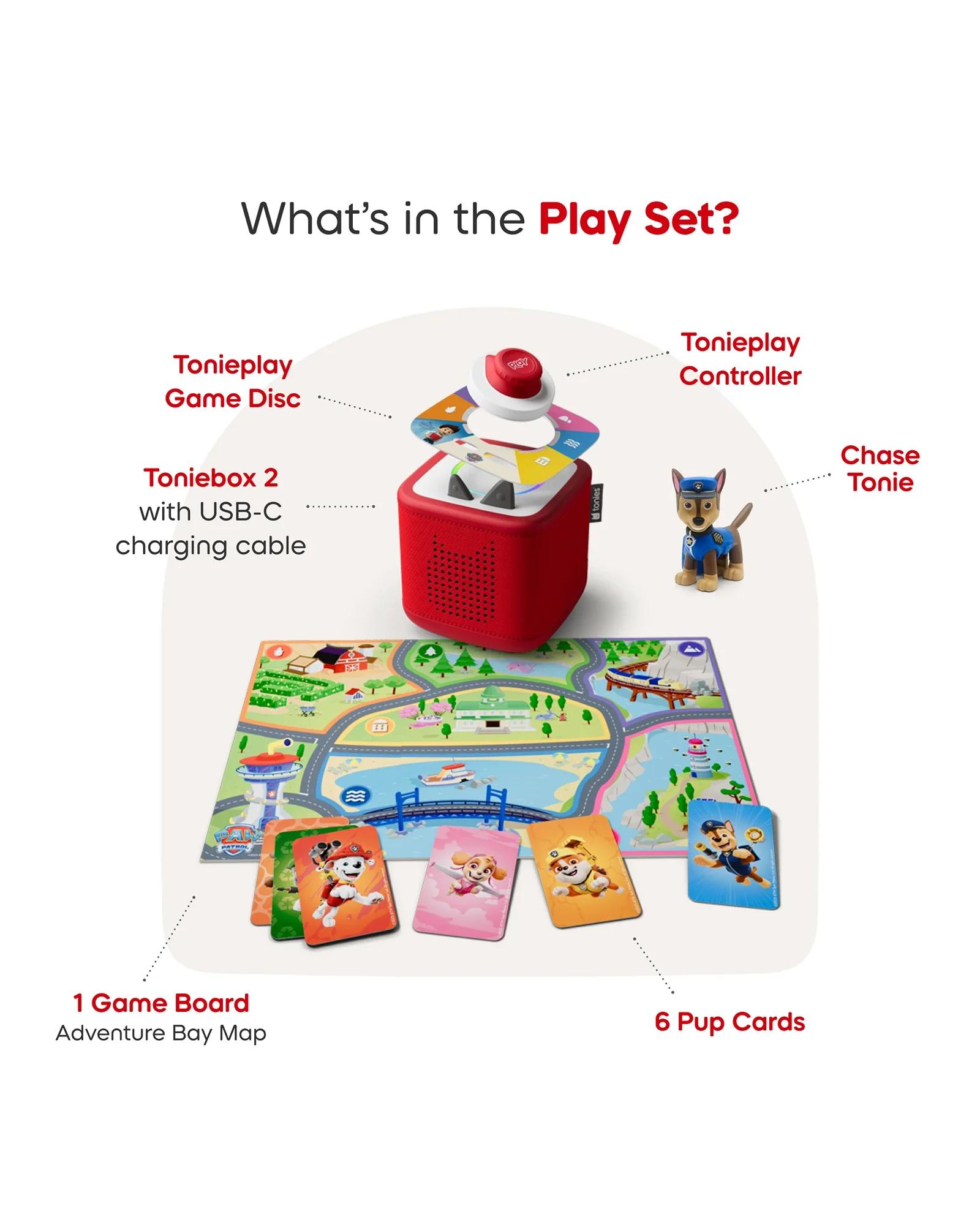 Tonies PAW Patrol Toniebox 2 Full Play Set - Moon Grey - Image 3