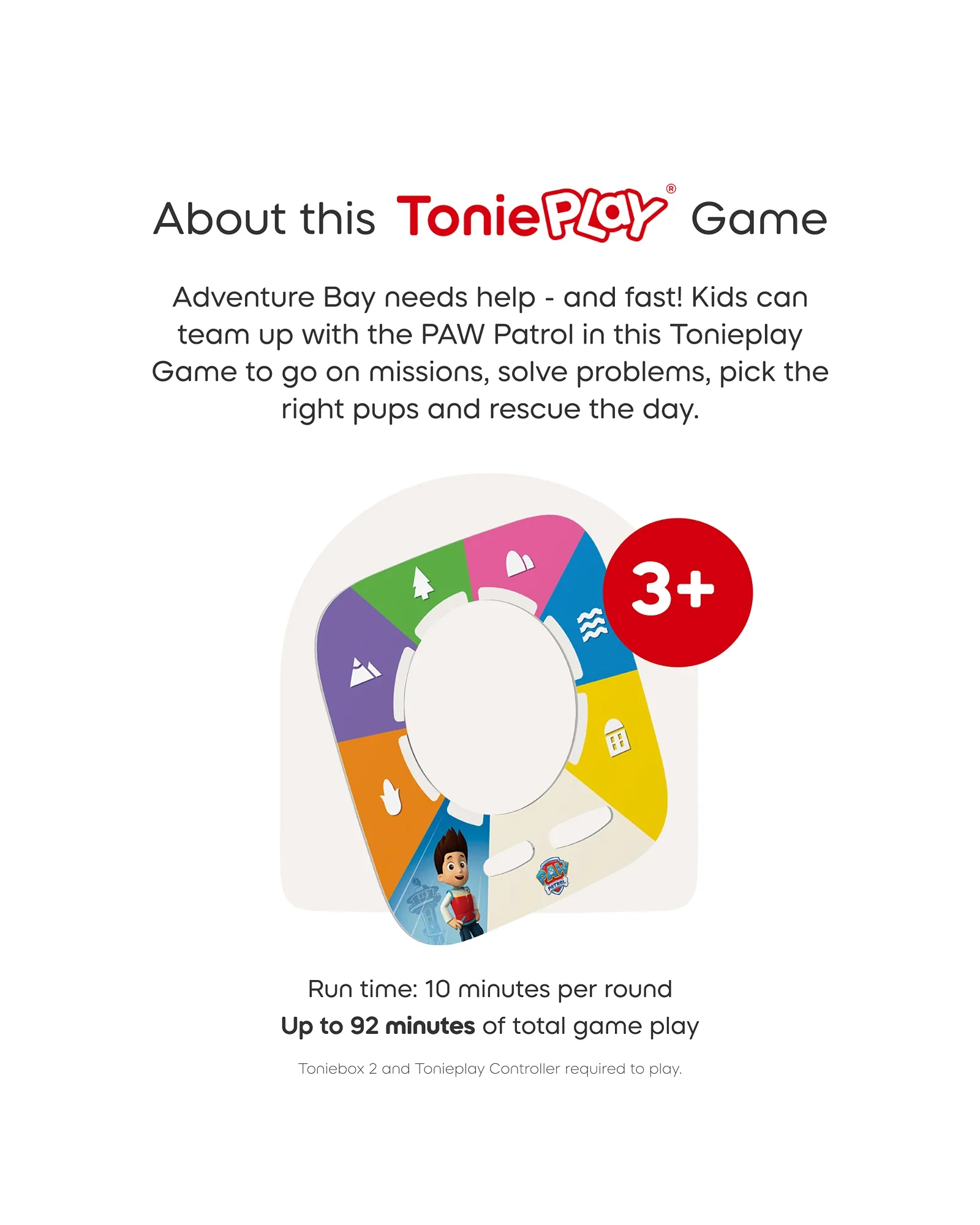 Tonies PAW Patrol Toniebox 2 Full Play Set - Sunset Red - Image 7