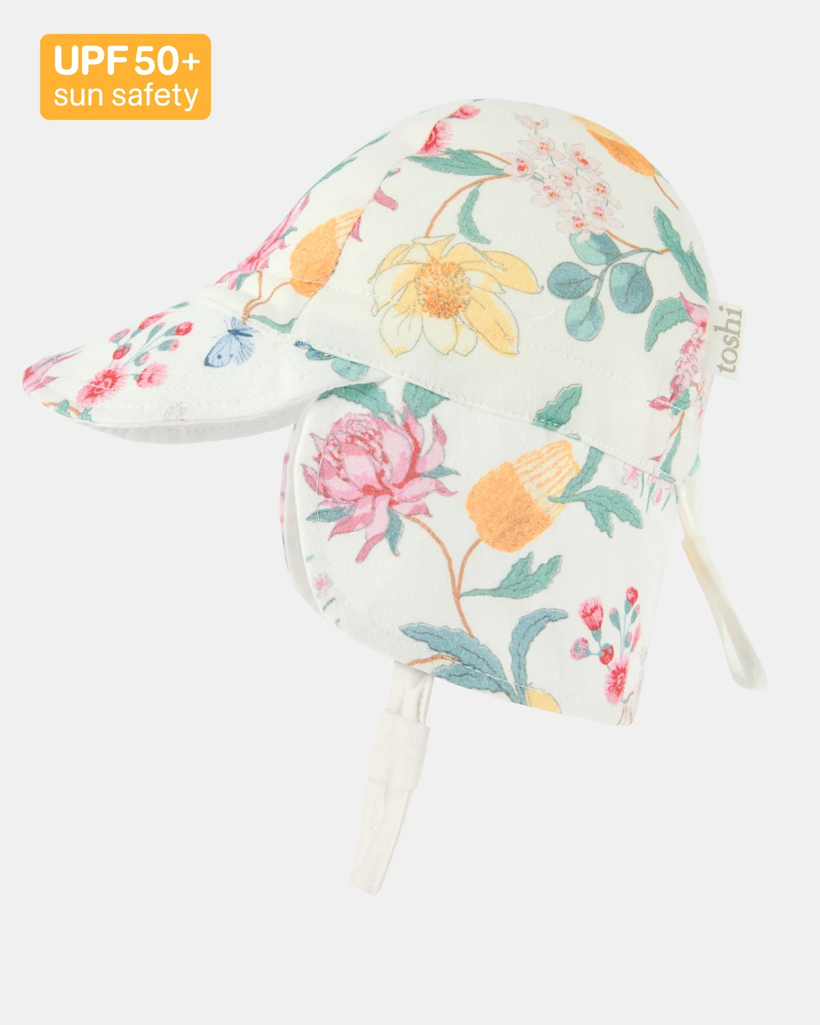 Toshi Flap Cap Down Under Waratah Dawn - Extra Small