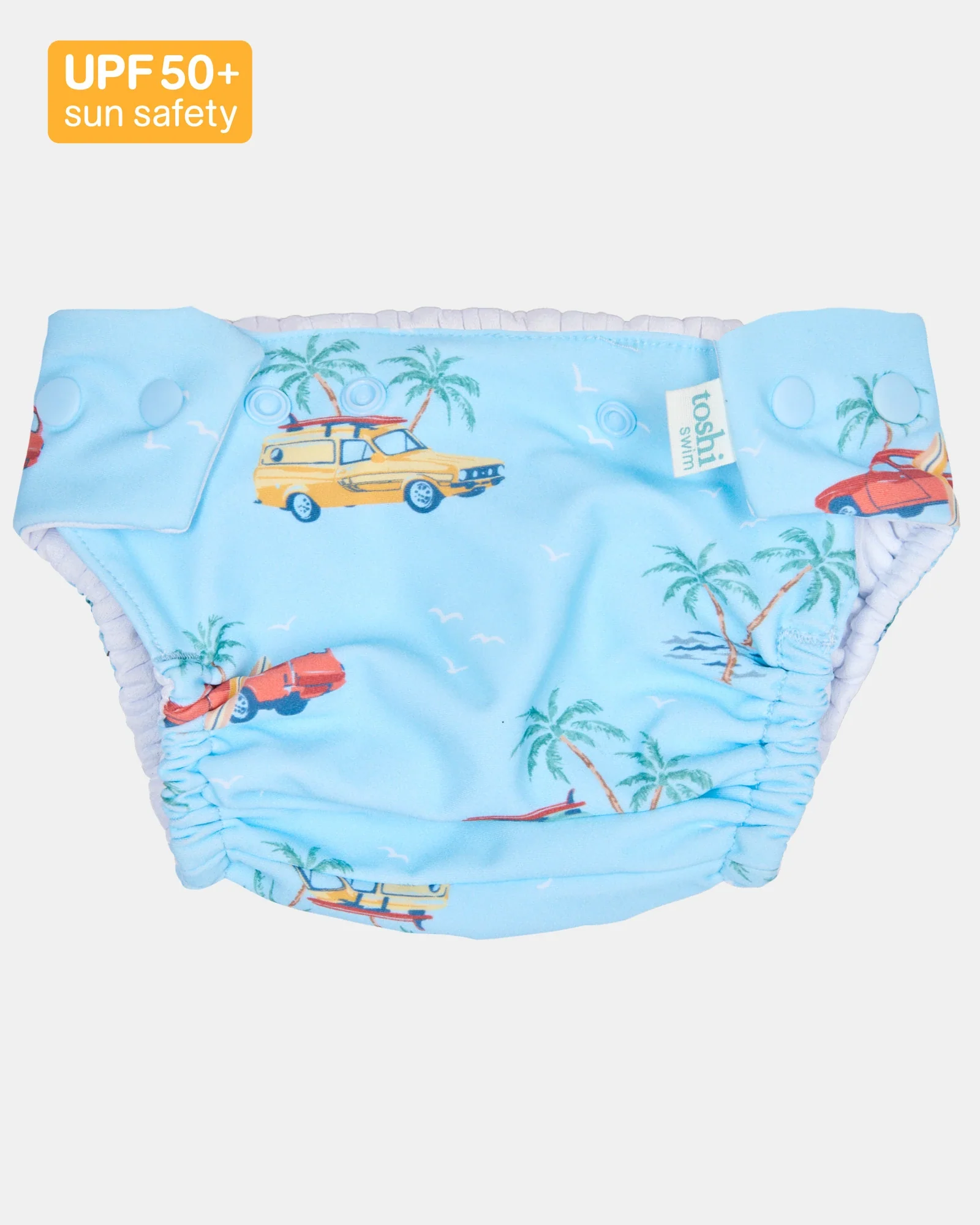 Toshi Swim Nappy Paradise - Swell Seekers Sky 1-2