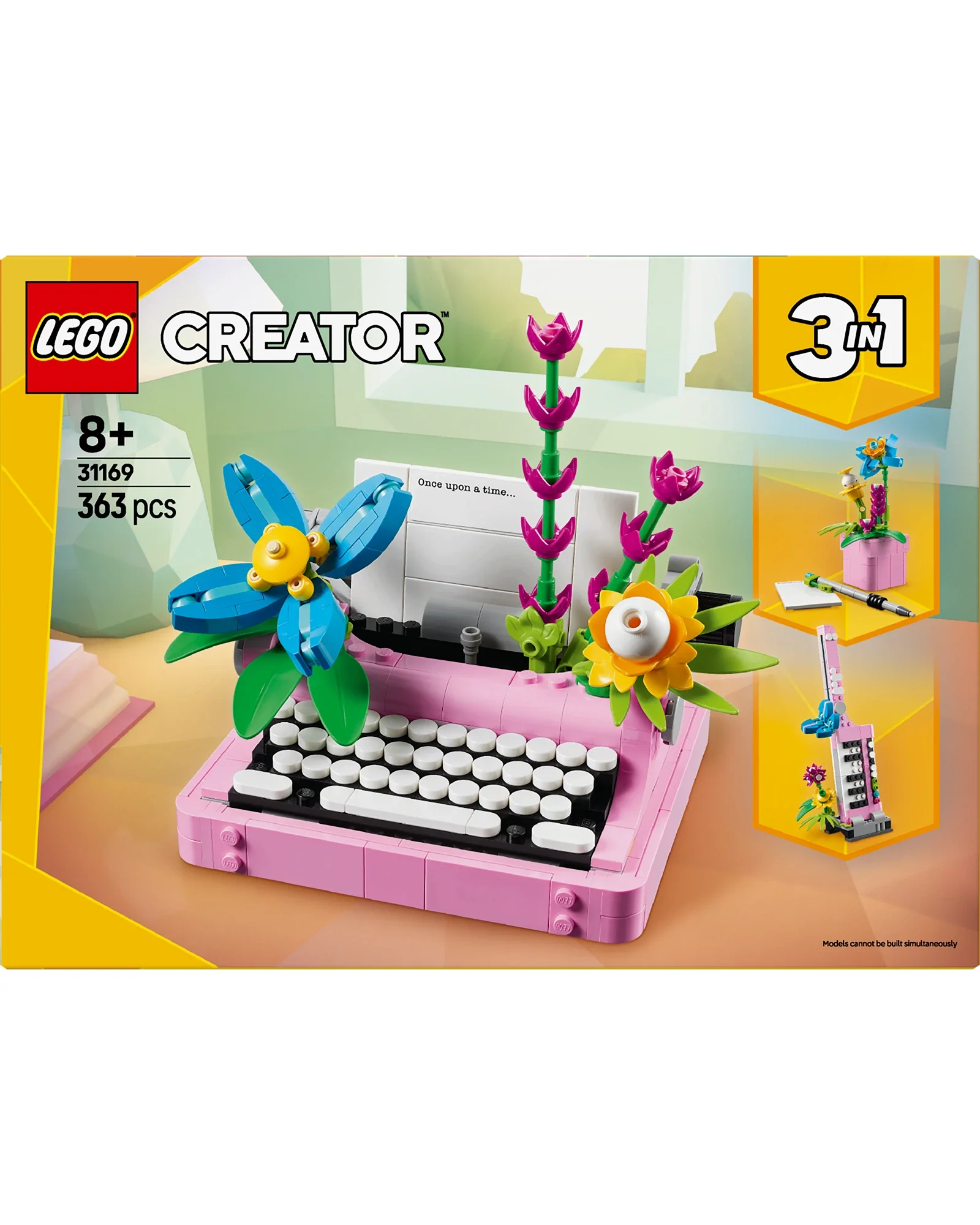 31169 Typewriter with Flowers - Image 2
