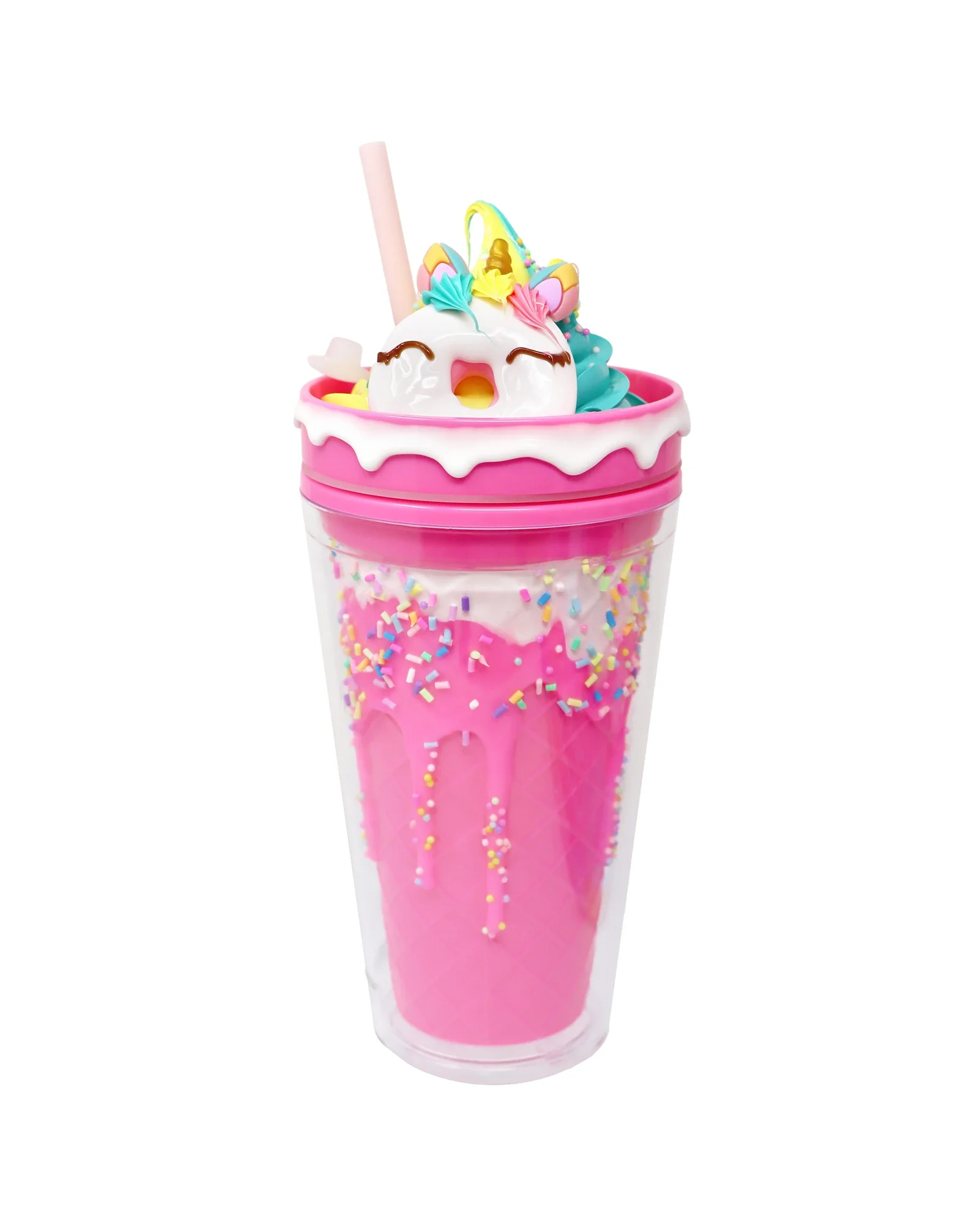 Unicorn Donut Drinking Cup