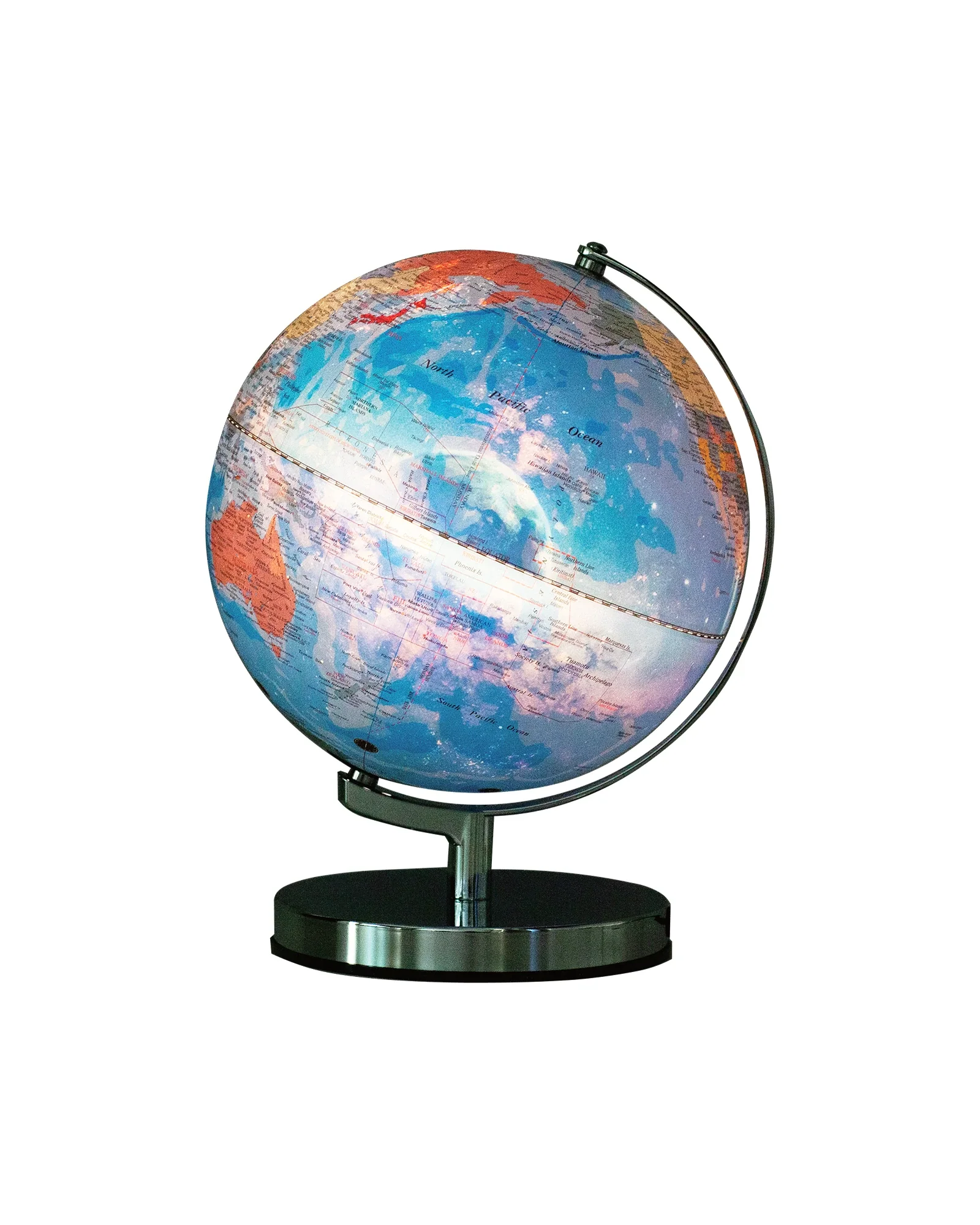 Explorer Globe with Touch Sensor Light 25cm - Image 3