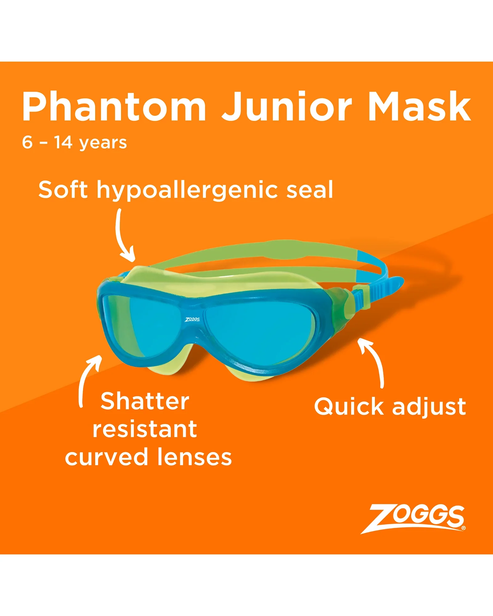 Zoggs Phantom Junior Mask